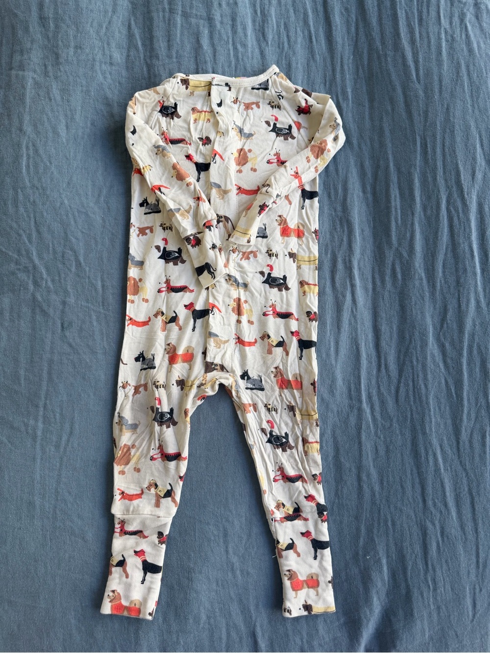MagneticMe Dog Print Kids One-Piece Sleeper